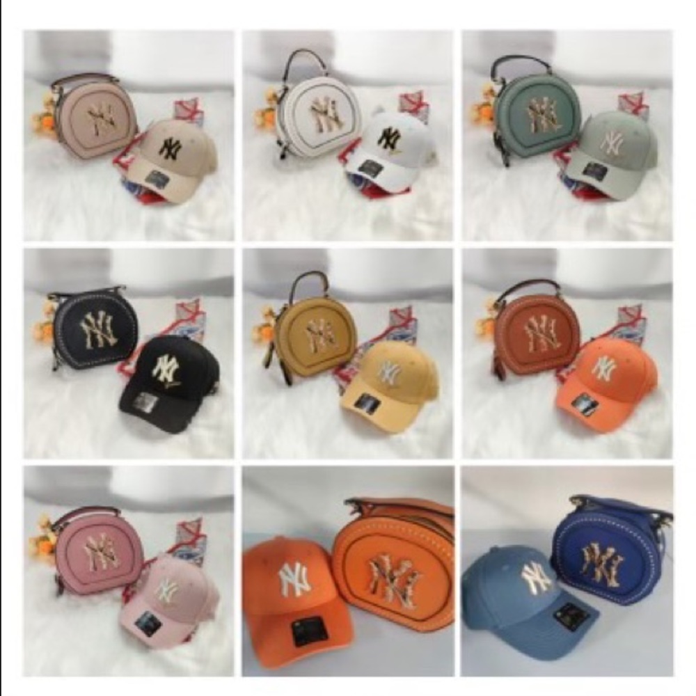 NY hat and purse sets
